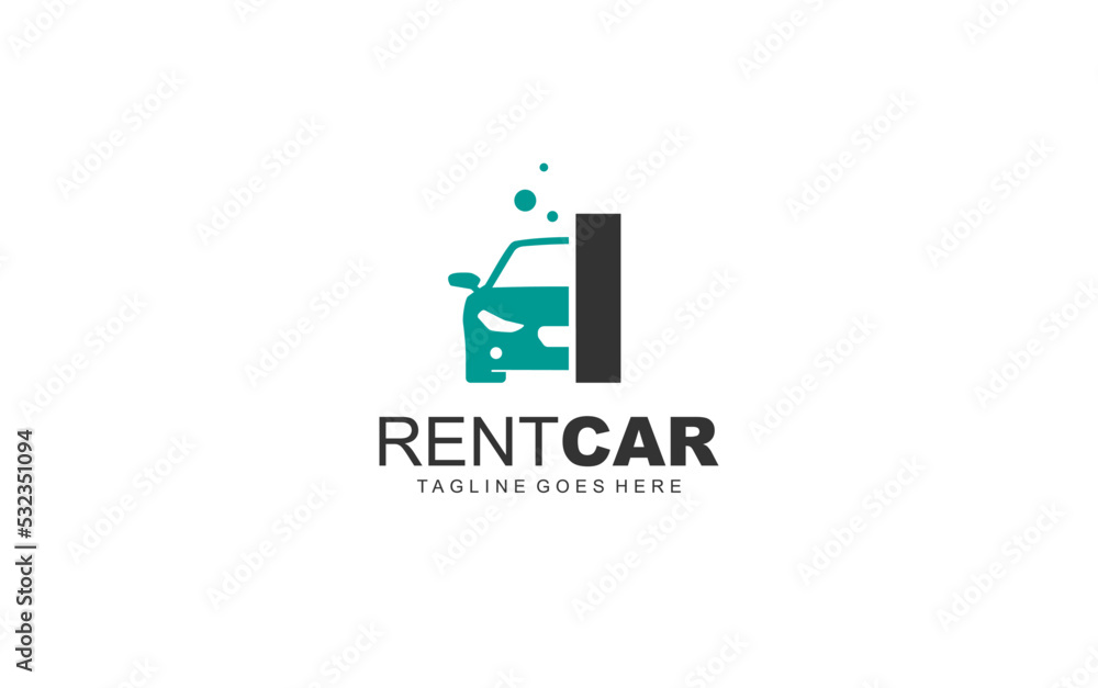 I logo rental for branding company. transportation template vector illustration for your brand.