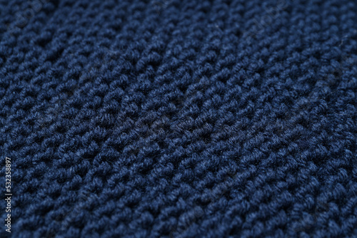 Knitted sweater texture on whole background, close up