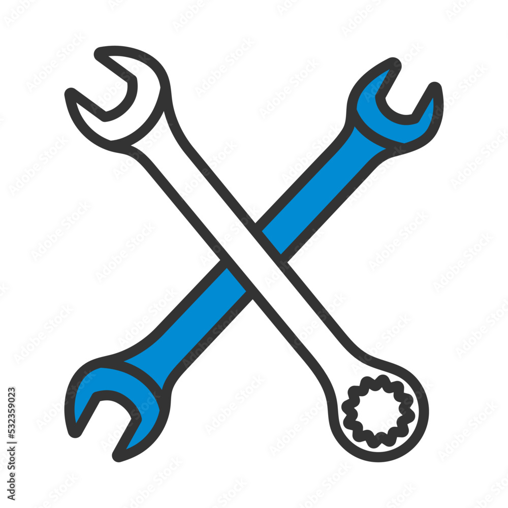 Crossed Wrench Icon Crossed Wrench Icon