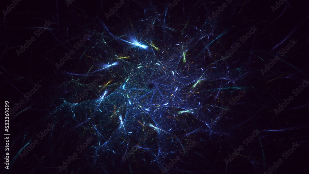 3D rendering abstract round light background 3D rendering abstract round light background