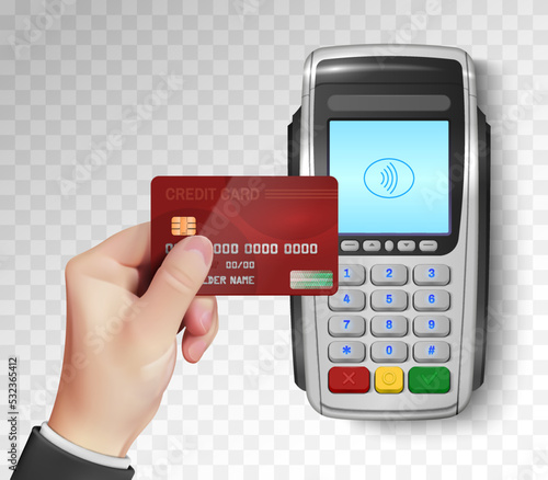 Cashless Technology Transparent Design Concept