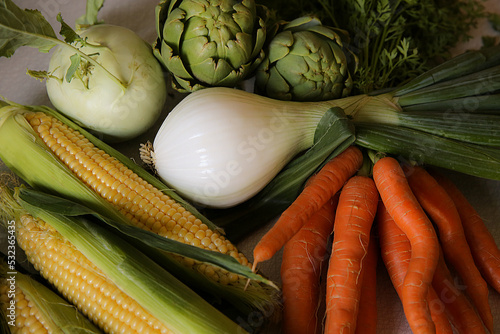 Fresh organic vegetables, Gotland Sweden.