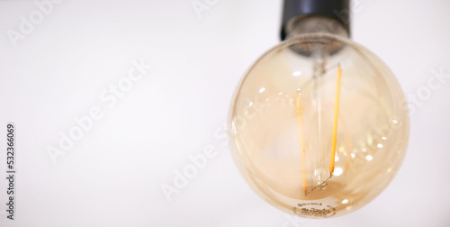 a light bulb with a classical feel