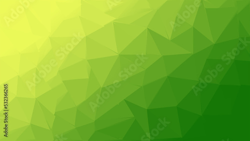 abstract lemon green background with triangles