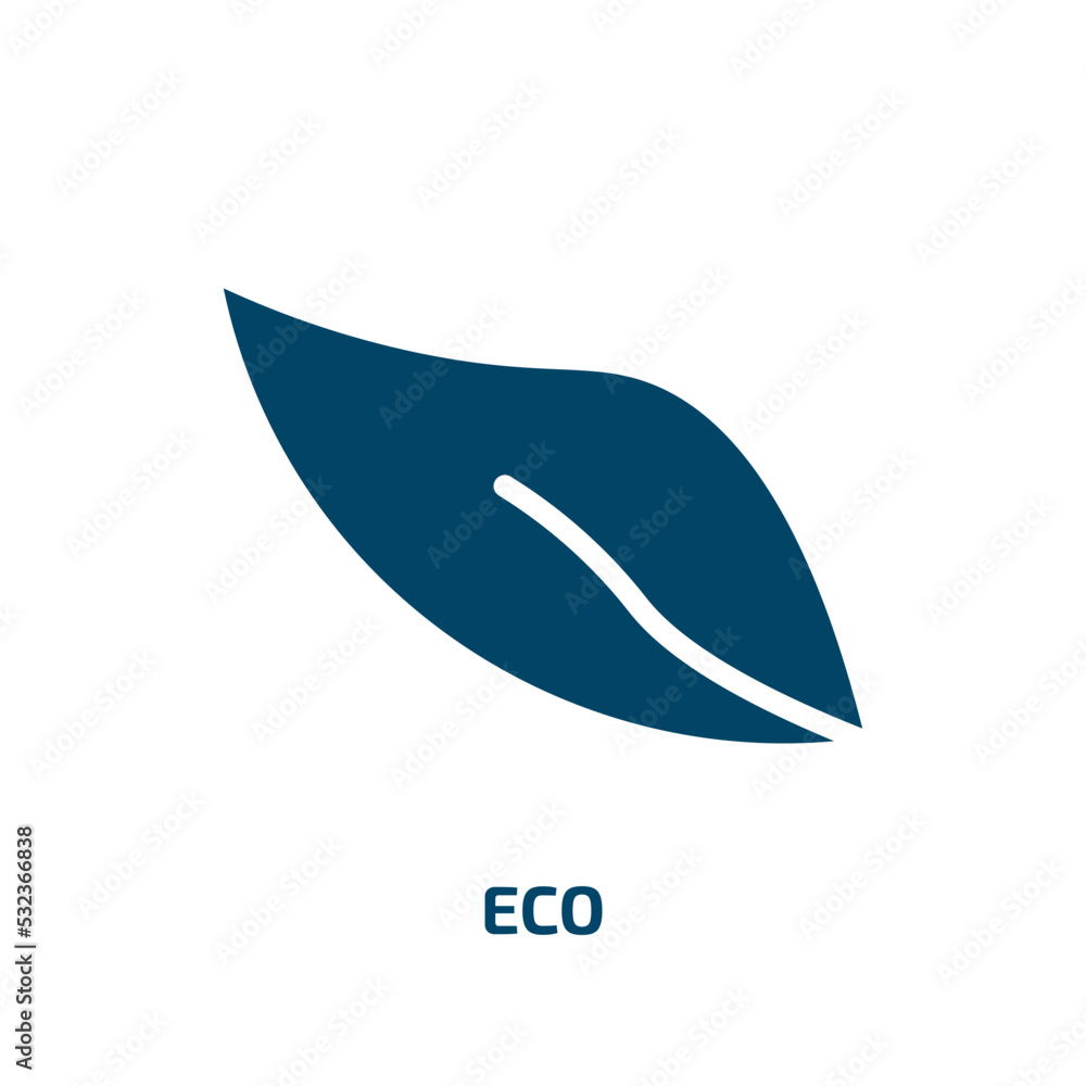 eco icon from ecology collection. Filled eco, ecology, business glyph icons isolated on white background. Black vector eco sign, symbol for web design and mobile apps eco icon from ecology collection. Filled eco, ecology, business glyph icons isolated on white background. Black vector eco sign, symbol for web design and mobile apps