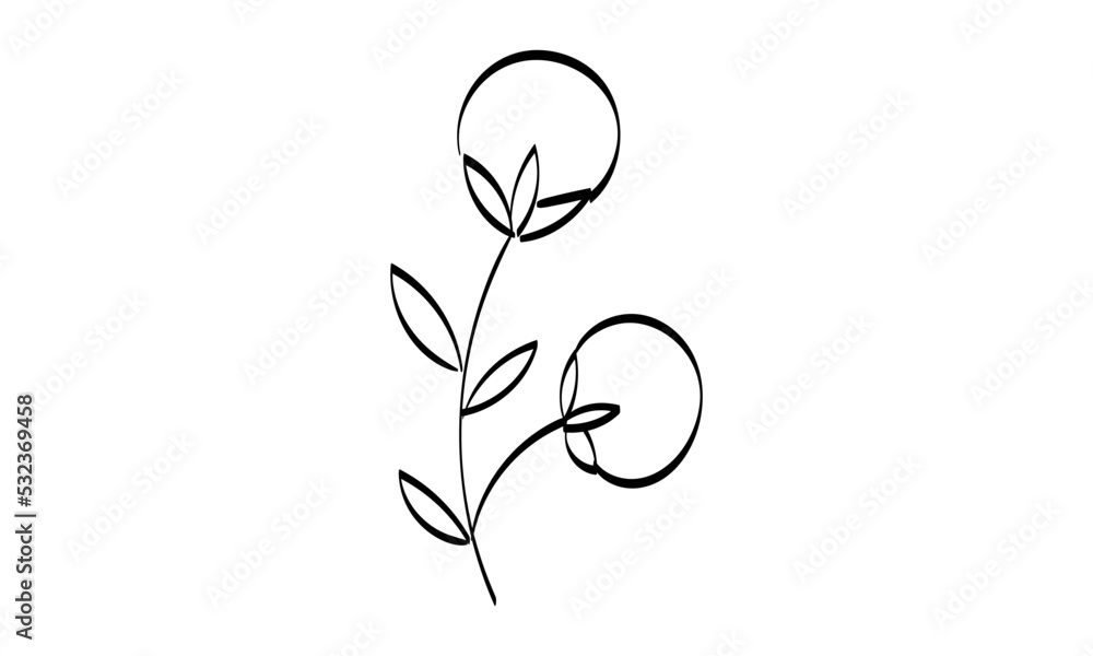 Floral Art. flower drawing with line-art. Drawing vector graphics with floral pattern for design. Floral Art. flower drawing with line-art. Drawing vector graphics with floral pattern for design.