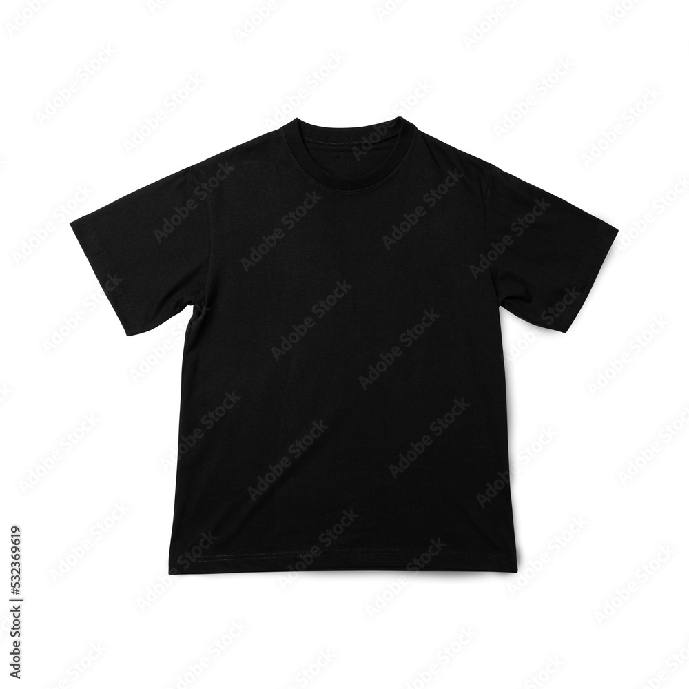 Black Oversize T shirt mockup, Realistic t-shirt. Black Oversize T shirt mockup, Realistic t-shirt.