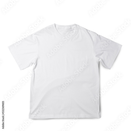 White Oversize T shirt mockup, Realistic t-shirt.