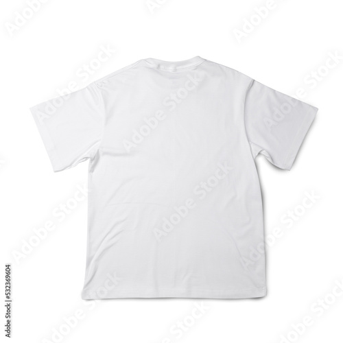 White Oversize T shirt mockup, Realistic t-shirt.