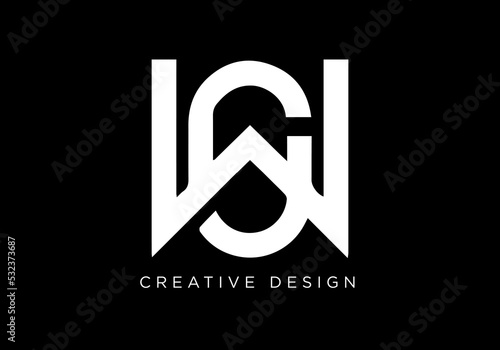 Creative Letter WC Logo Design Icon | WC Icon