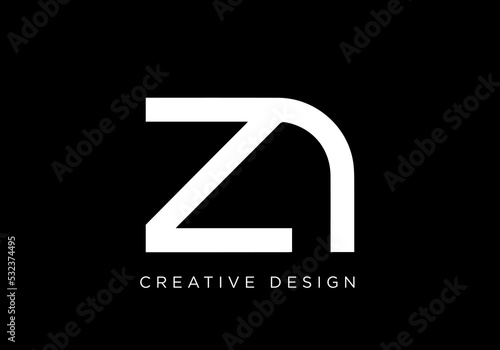 Creative Letter ZN Logo Design Icon | ZN Icon