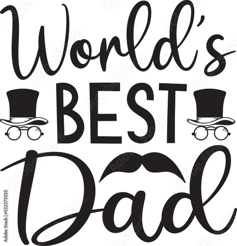 world's best dad  svg