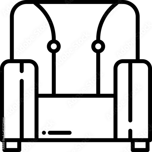 sofa icon vector