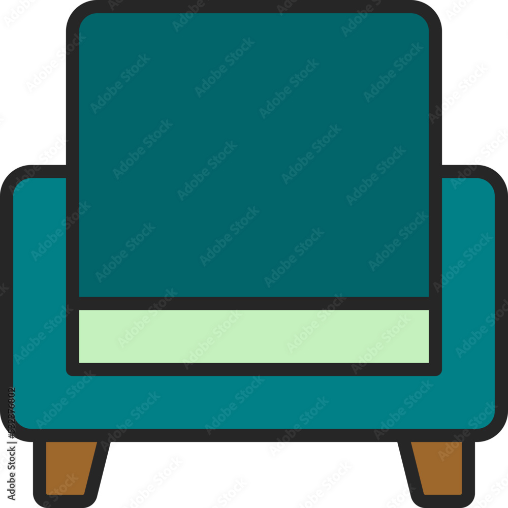 couch icon vector