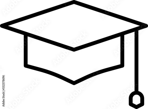 graduation icon vector