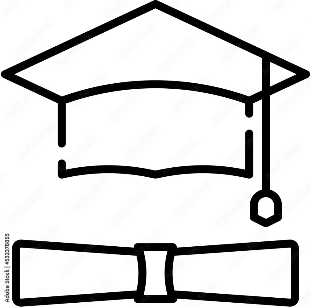 graduation icon vector graduation icon vector