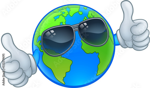 Earth Globe Sunglasses Shad...