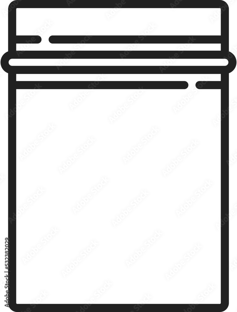 Obraz premium plastic packaging icon