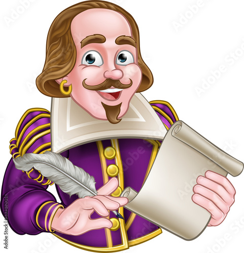 William Shakespeare Cartoon