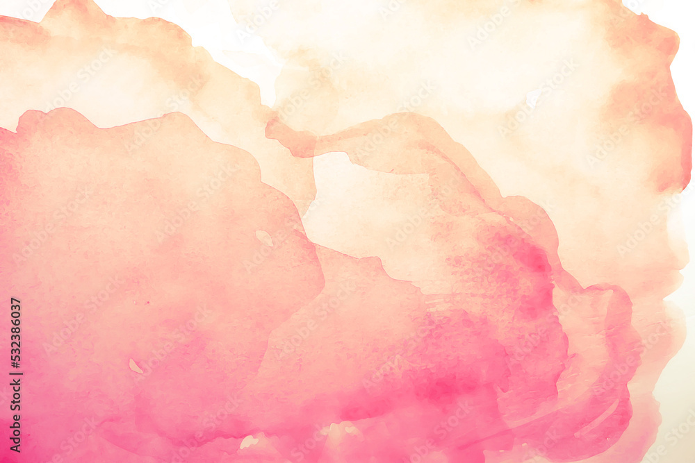 Obraz premium Abstract watercolor pastel pink red decorative textured background.
