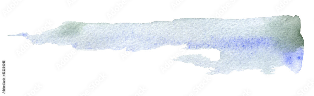 Abstract green and blue watercolor background. Hand drawn watercolor background. Free watercolor design.	