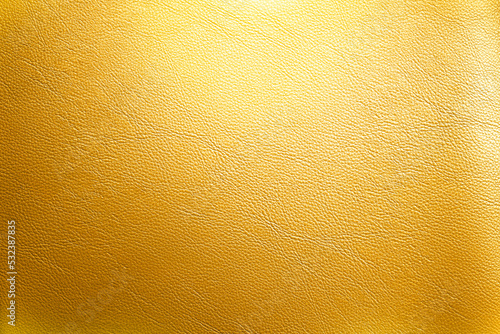 Gold leather background with grained pattern