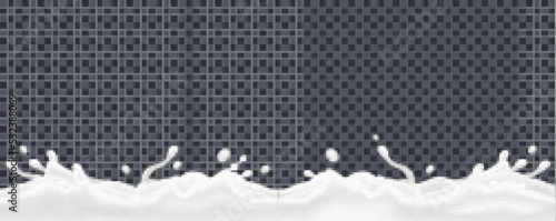 Milk Splashes Background