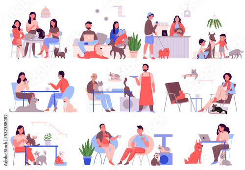 Pets In Restaurant Compositions