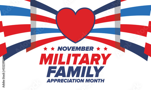 National Military Family Month in United States. Celebrate annual in November. Thank you for military family. Patriotic american elements. Poster, card, banner, background. Vector illustration Free Download National Military Family Month in United States. Celebrate annual in November. Thank you for military family. Patriotic american elements. Poster, card, banner, background. Vector illustration - GFXLoad