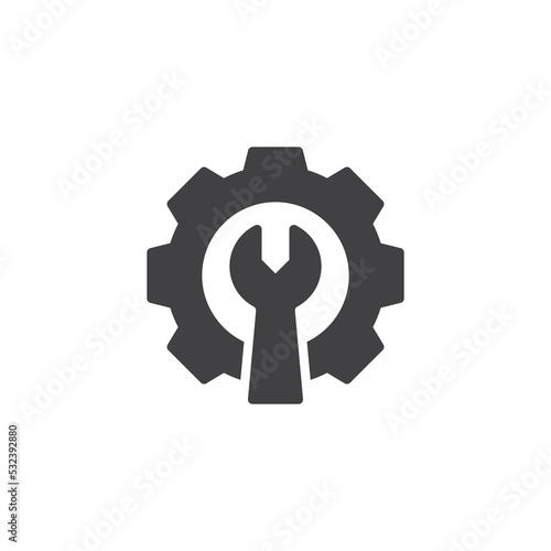 Technical support vector icon