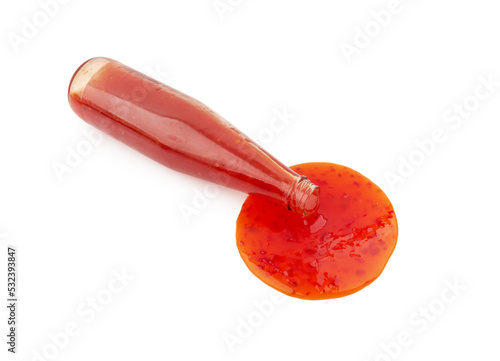 Bottle of tomato sauce