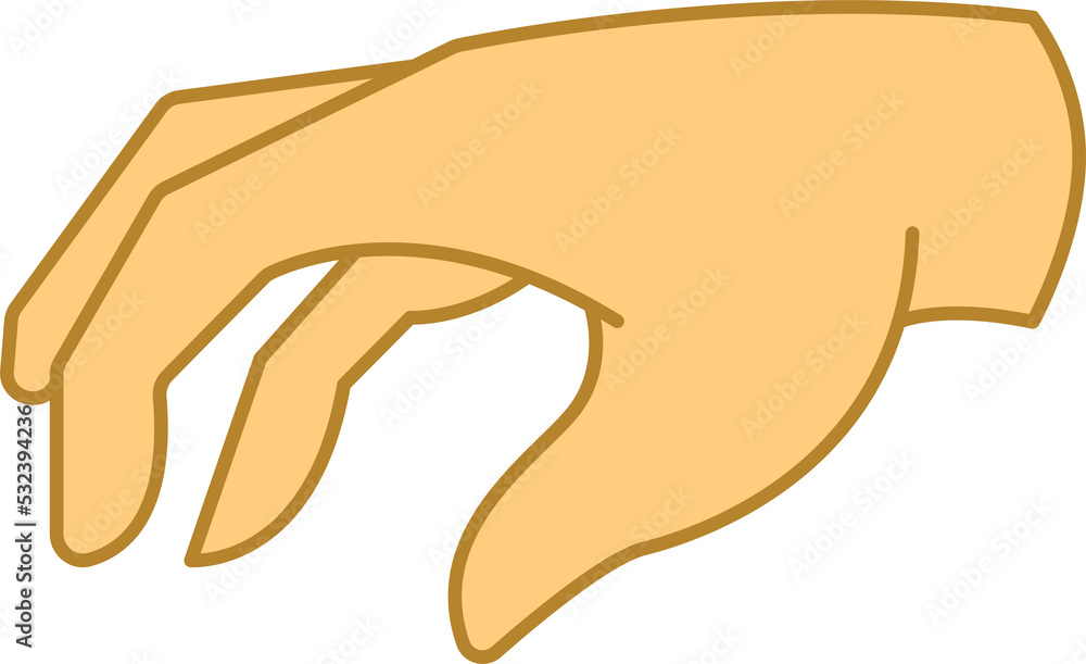 hand gesture illustration hand gesture illustration