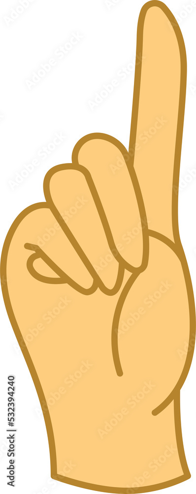 number one hand gesture number one hand gesture