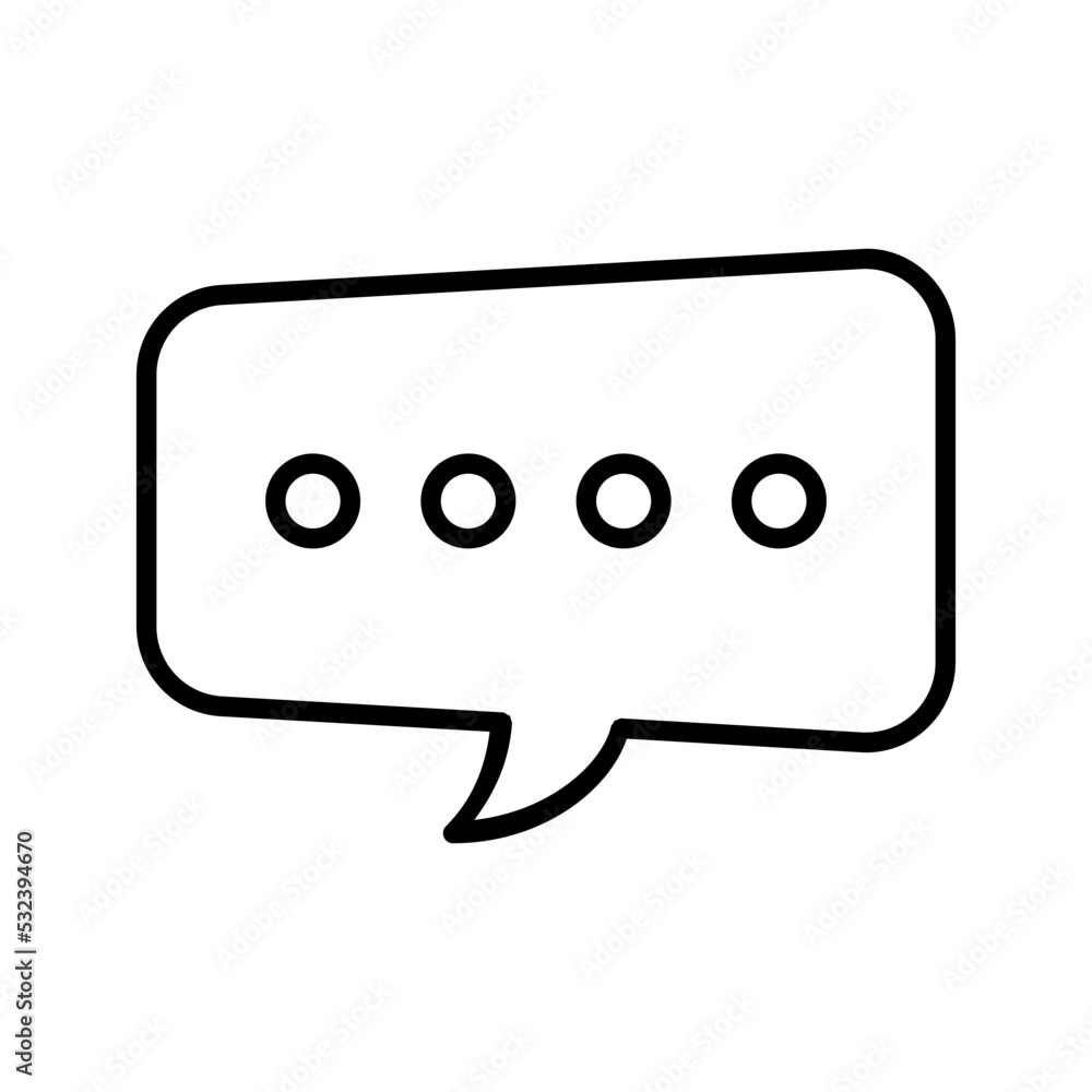 Comment icon. Message sign. vector illustration Comment icon. Message sign. vector illustration