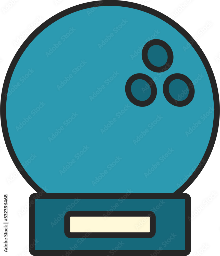 bowling material icon vector bowling material icon vector