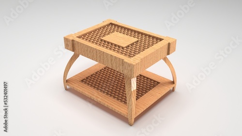 Arabesque table wooden high resolution 