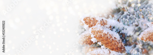 Christmas winter snow backg...