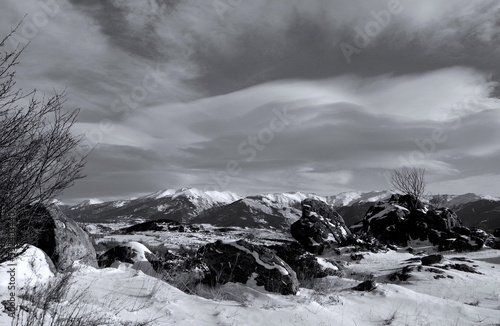 Massif du Puigmal dans les Pyrénées Orientales
