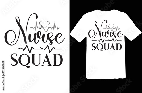 Nurse squad svg design