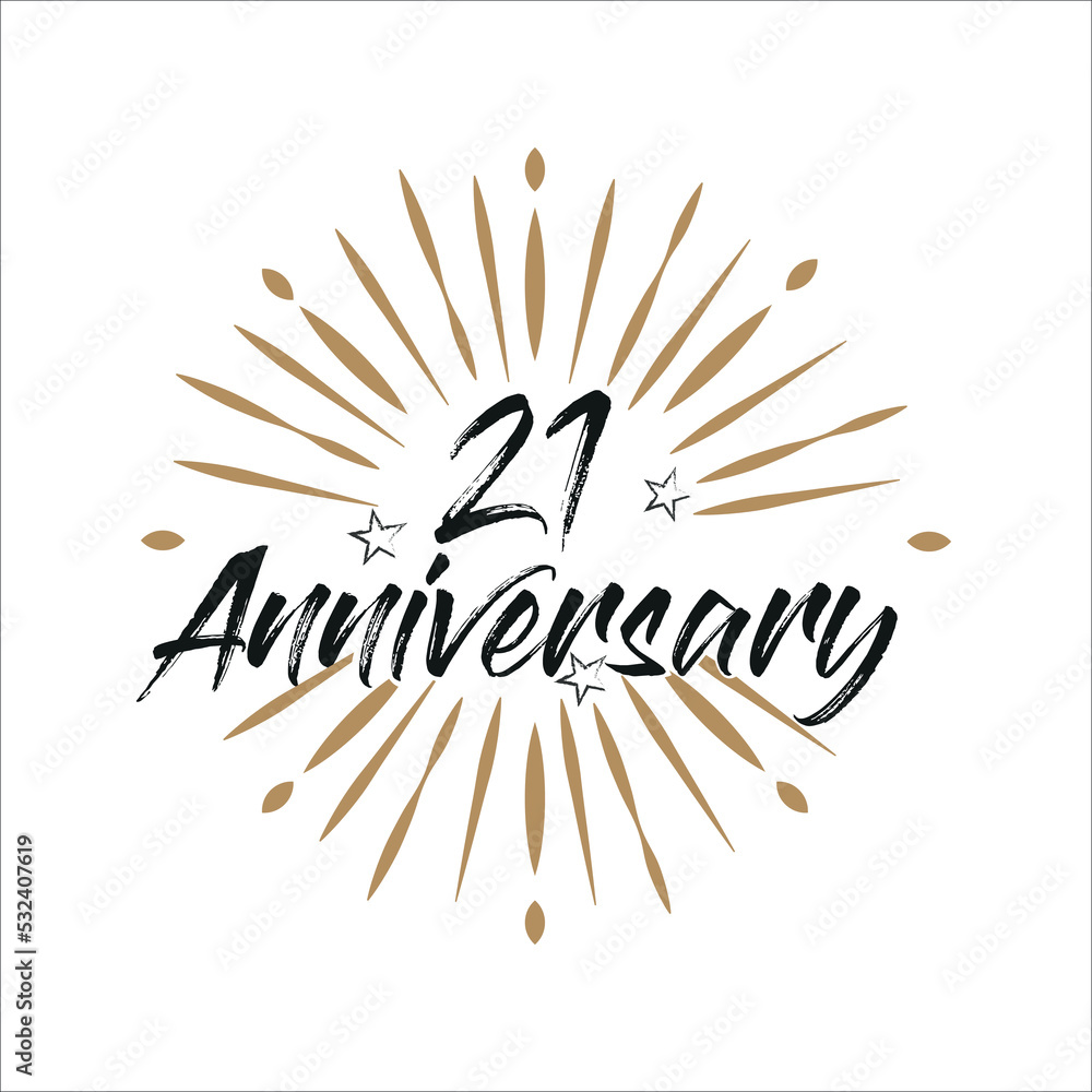 21 years anniversary retro vector emblem isolated template. Vintage logo 21st years with ribbon and fireworks on white background
21 years anniversary retro vector emblem isolated template. Vintage logo 21st years with ribbon and fireworks on white background