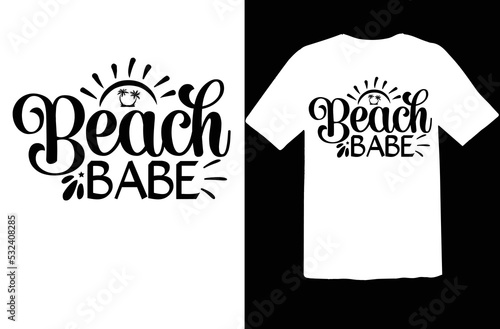 Beach babe svg design