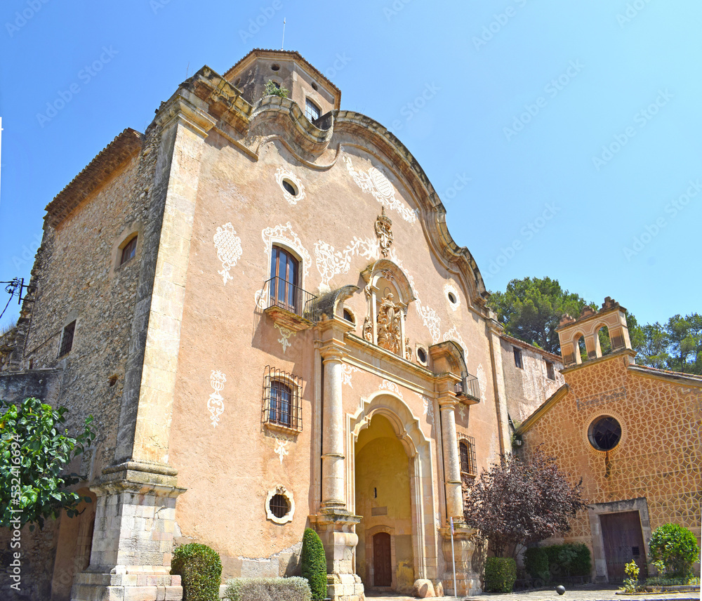 
Monasterio de las Santas Cruces en Aiguamurcia Tarragona España

