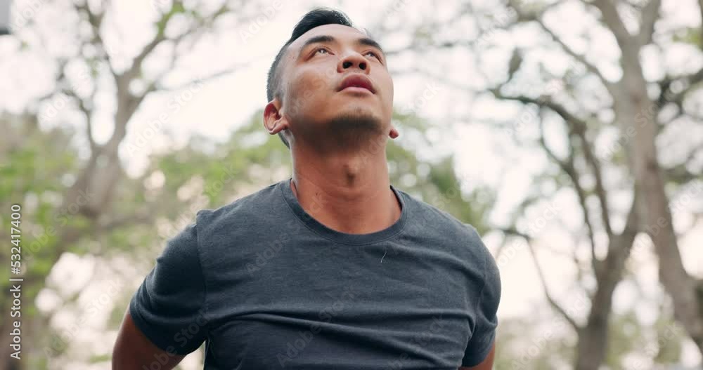 Fitness man stretching body in park for running, exercise and training workout. Healthy young runner, strong athlete and wellness guy for motivation, focus and power to start outdoor cardio challenge Fitness man stretching body in park for running, exercise and training workout. Healthy young runner, strong athlete and wellness guy for motivation, focus and power to start outdoor cardio challenge