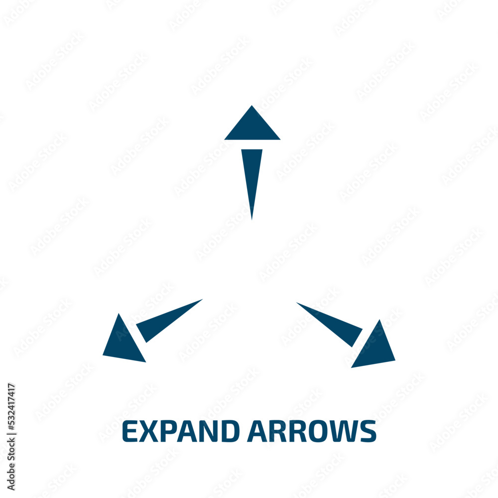 expand arrows icon from user interface collection. Filled expand arrows, arrow, direction glyph icons isolated on white background. Black vector expand arrows sign, symbol for web design and mobile expand arrows icon from user interface collection. Filled expand arrows, arrow, direction glyph icons isolated on white background. Black vector expand arrows sign, symbol for web design and mobile