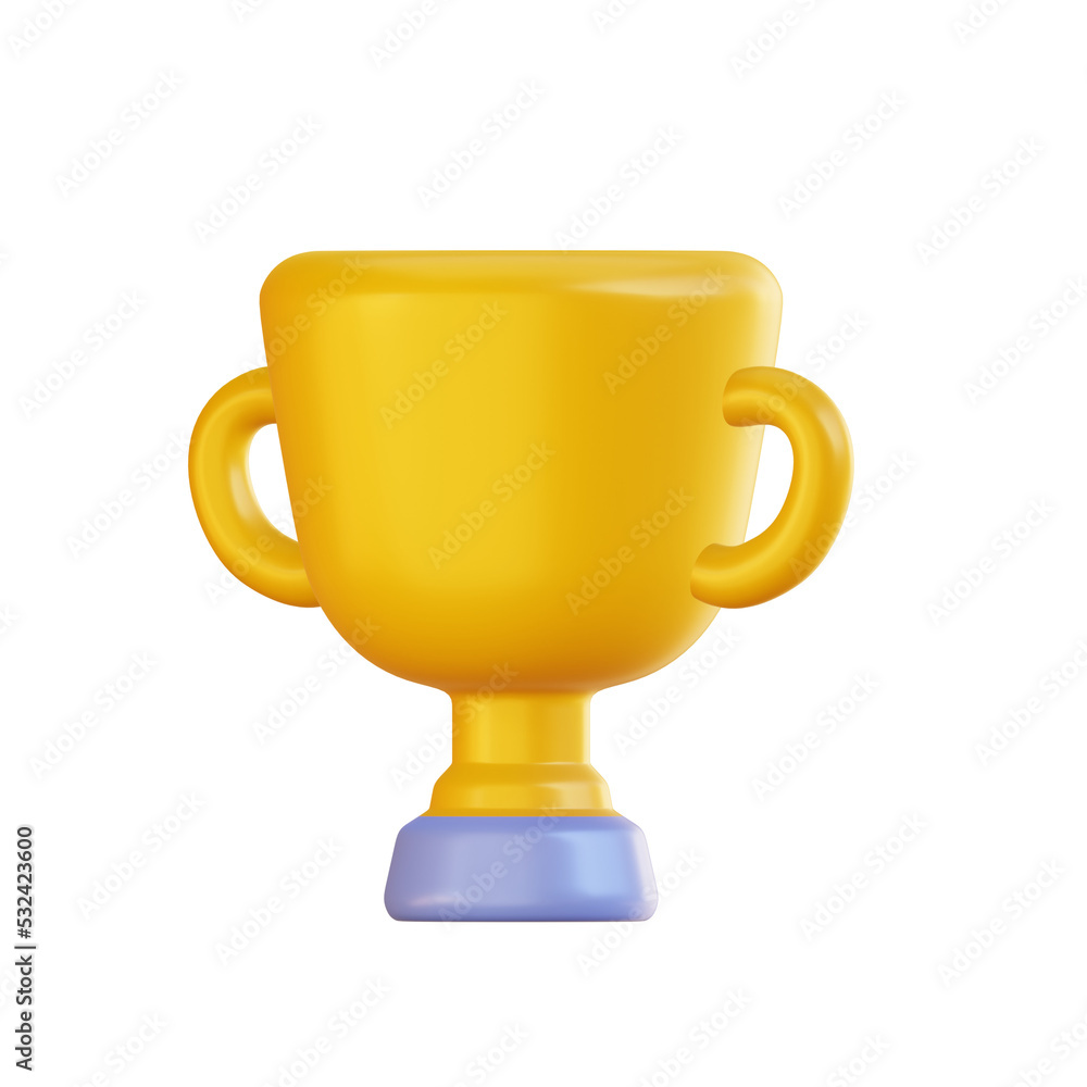3D trophy icon 3D trophy icon
