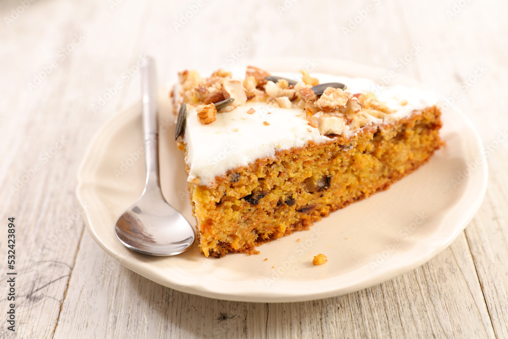 pumpkin coffee cake sliced and icing pumpkin coffee cake sliced and icing