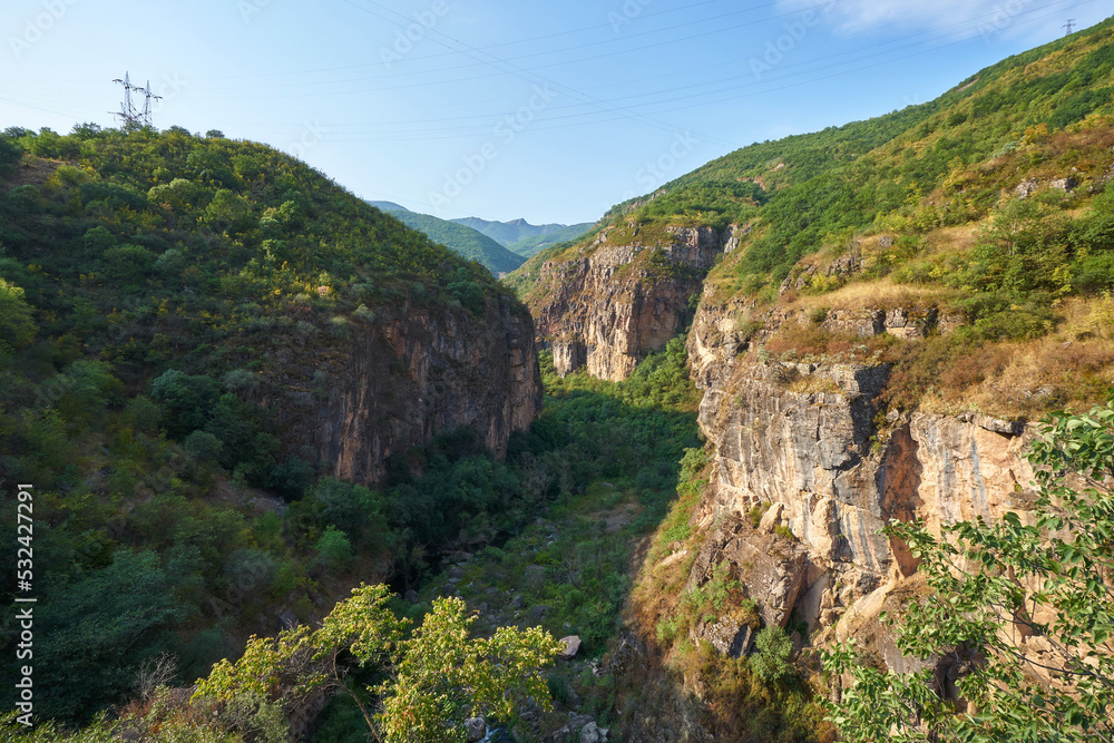 Gorge of the Vorotan River near Tatev, Armenia
