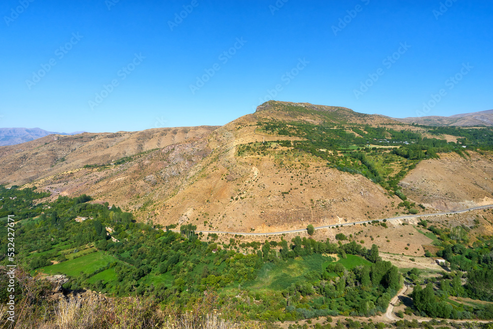 Green valley in Vayots Dzor province, Armenia