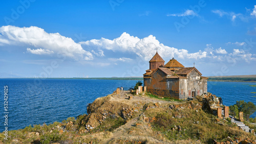 Hayravank monastery near lake Sevan in Armenia photo
