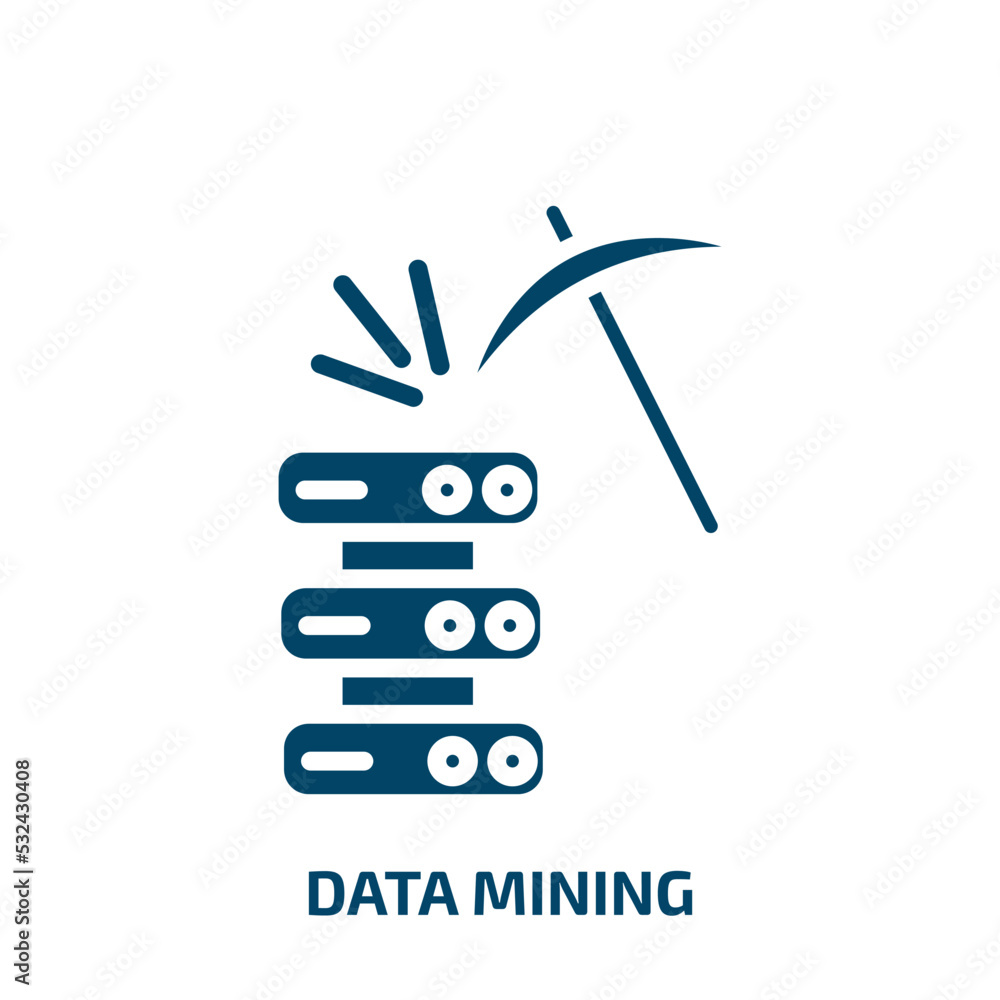 data mining icon from artificial intellegence and future technology ...
